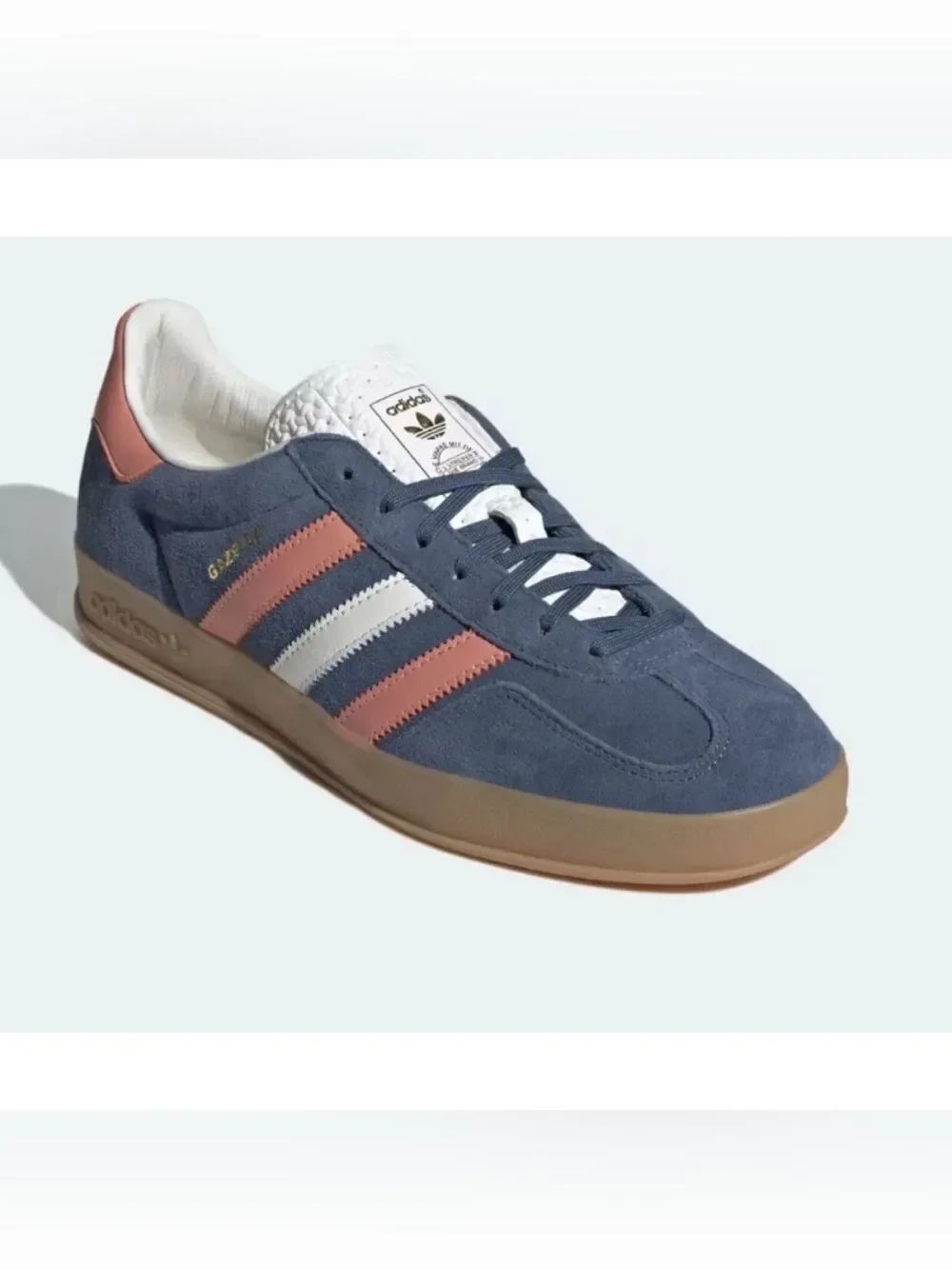 Adidas Gazelle Indoor Snickers in Blue Blink / Wonder Clay / Sand Strata Sz 5.5